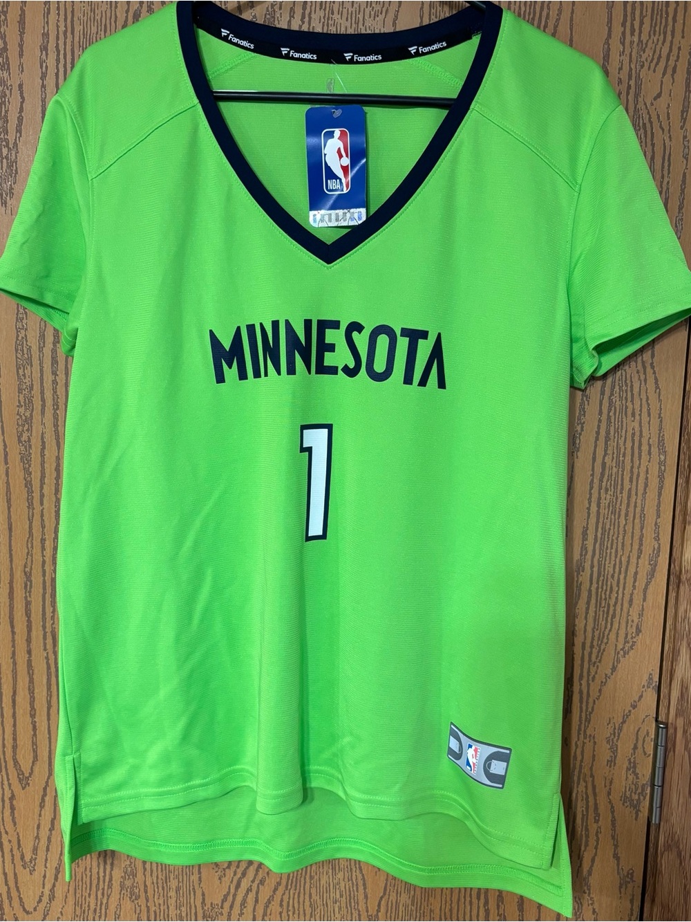 Fanatics Kids' Minnesota Neon Green #1 Jersey